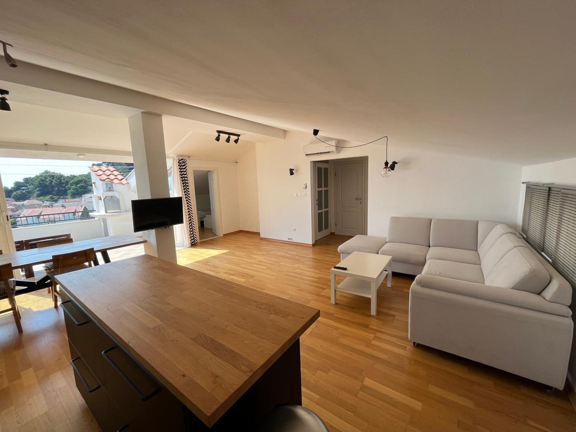 Apartments Leut 80M From The Sea Подгора Екстериор снимка